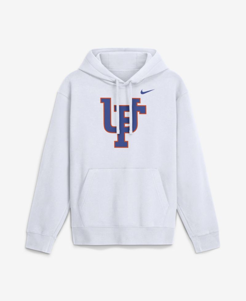 Men's White Florida Gators 2026 Sideline Club Fleece Hoodie