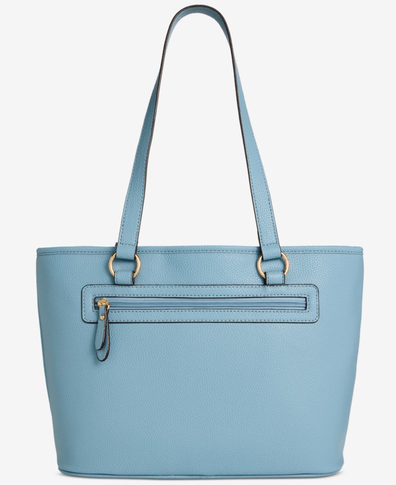 Vertical Colorblock Tulip Tote