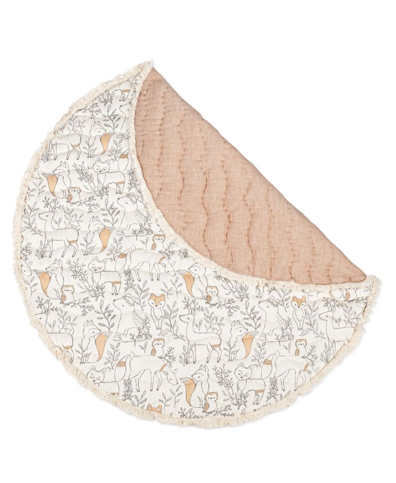 Baby Boys or Baby Girls Ezra Quilted Playmat Woodland