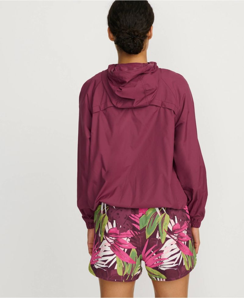 Women's UPF Packable Hooded Windbreaker Jacket