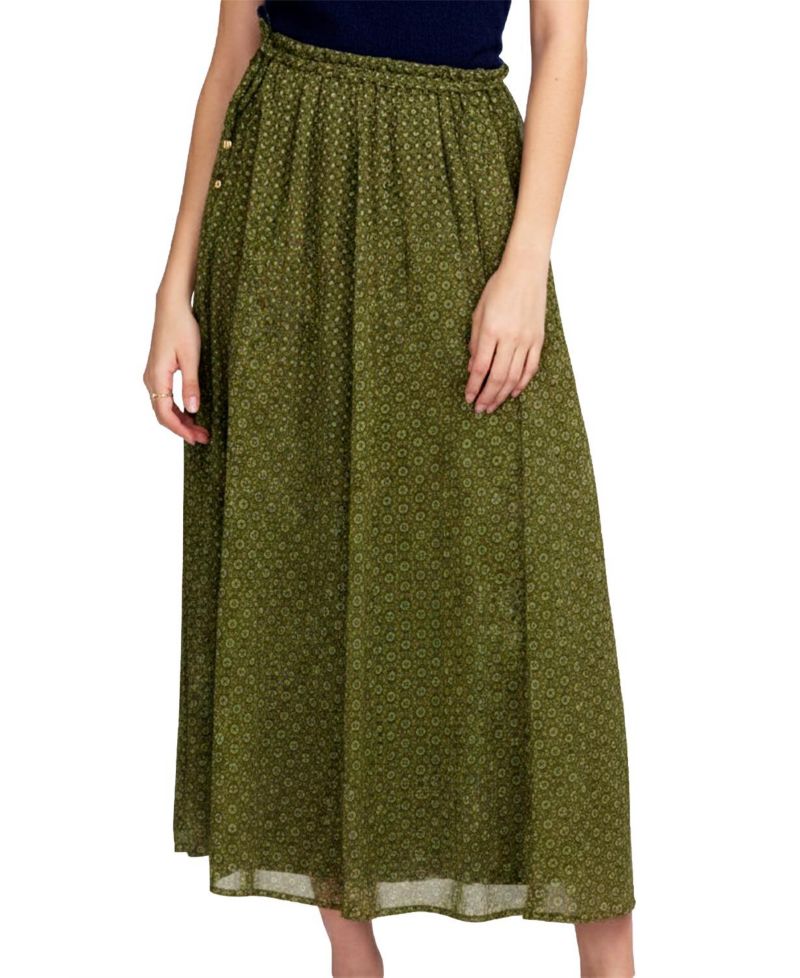 Women's Printed Chiffon Skirt