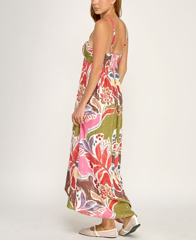 Juniors' Twist Front Halter Dress