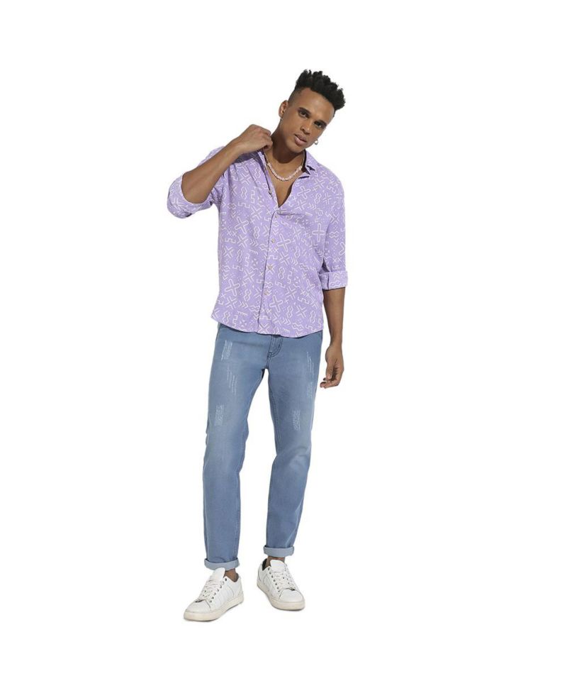 Men's Minimal Aztec Shirt