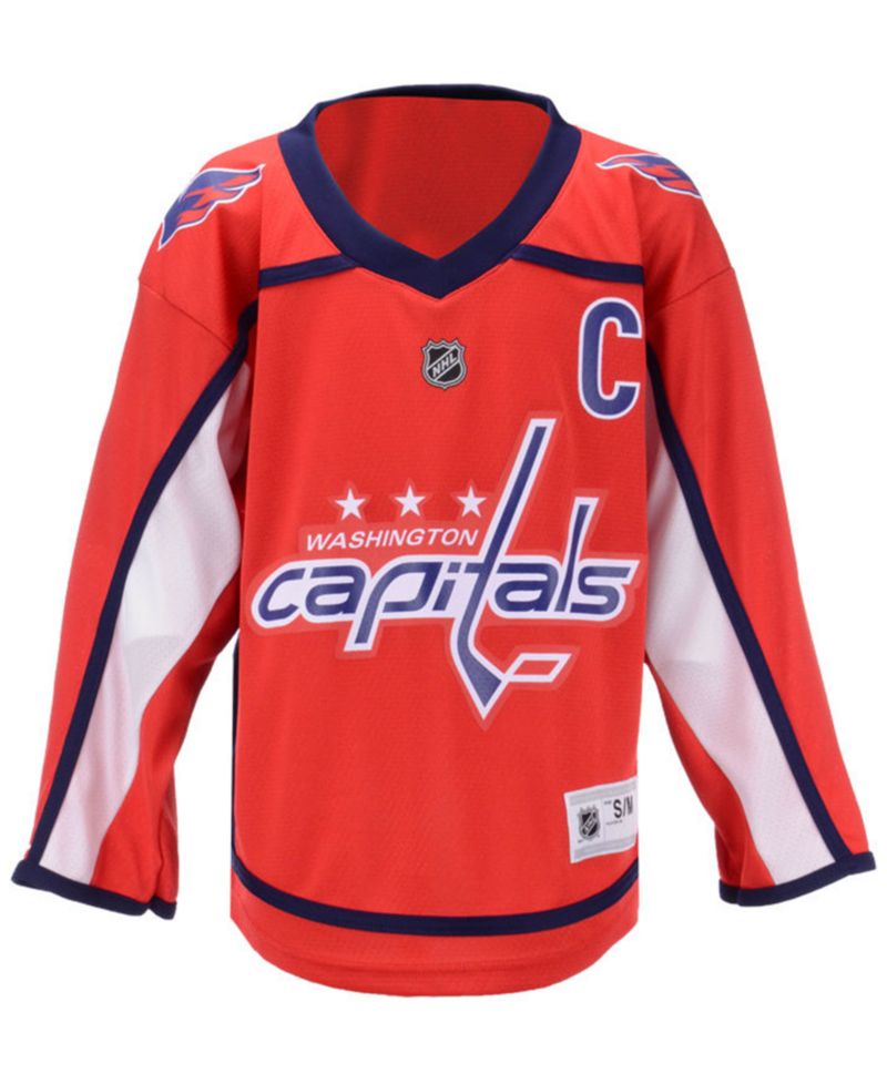 Big Boys and Girls Washington Capitals Home Replica Player Jersey - Alexander Ovechkin
