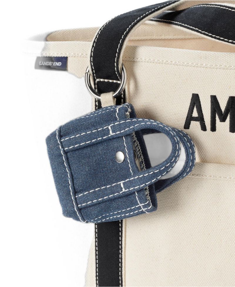 Micro Denim Tote Charm