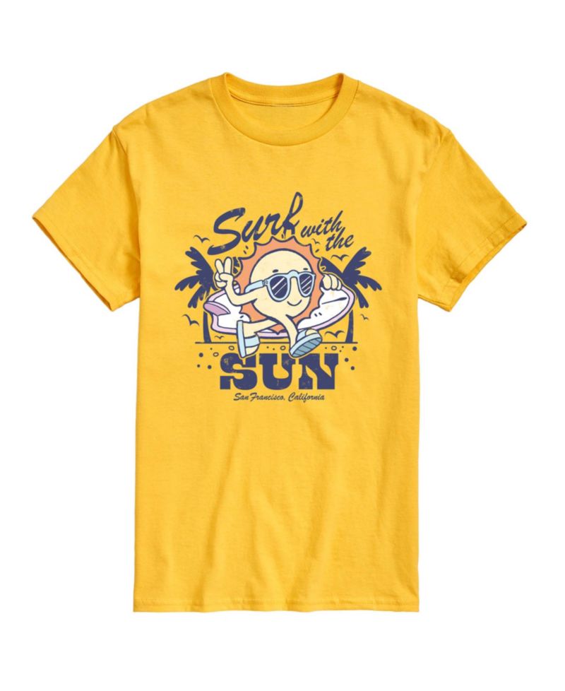 Men's Instant Message Surf With The Sun Graphic T-Shirt