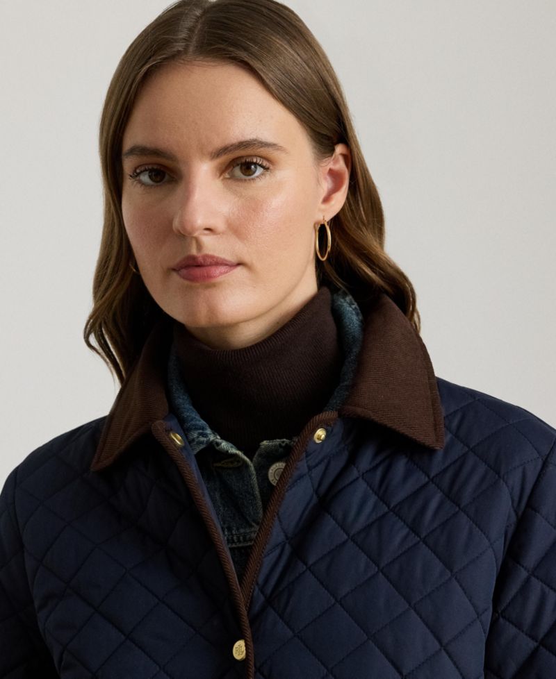 Women's Diamond-Quilted Coat, Created for Macy's