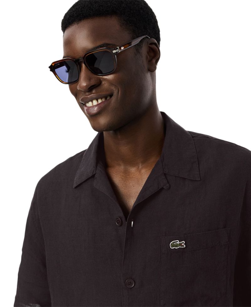 Men's Short-Sleeve Hawaiian Collar Shirt