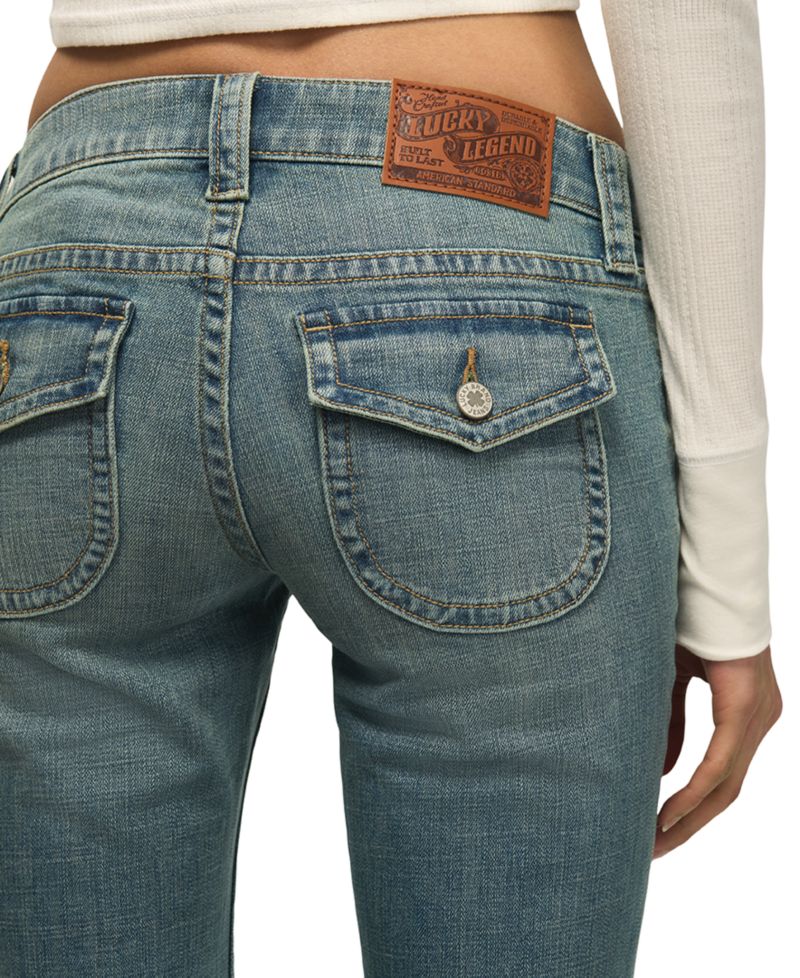 Women's Low-Rise Flare Jeans