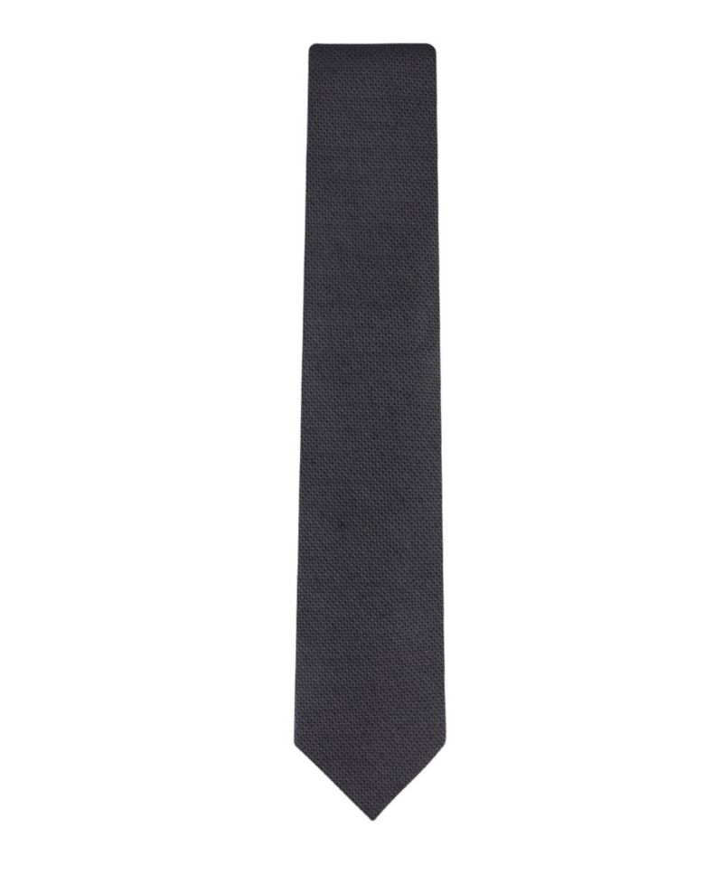 Men's Textured Solid Silk & Linen Blend Tie
