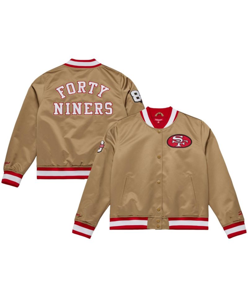 Women's San Francisco 49ers 80th Anniversary Satin Full-Snap Jacket