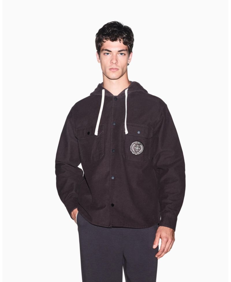 Men's Crossover Hooded Jacket