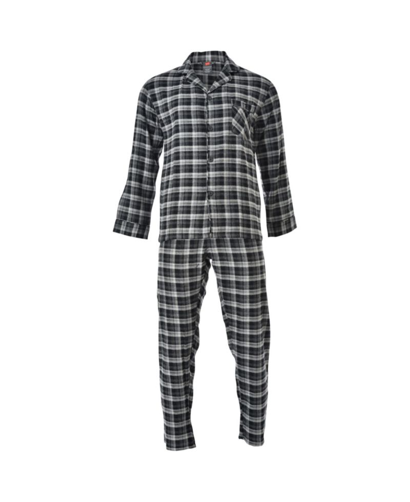 Men's Flannel Plaid Pajama Set