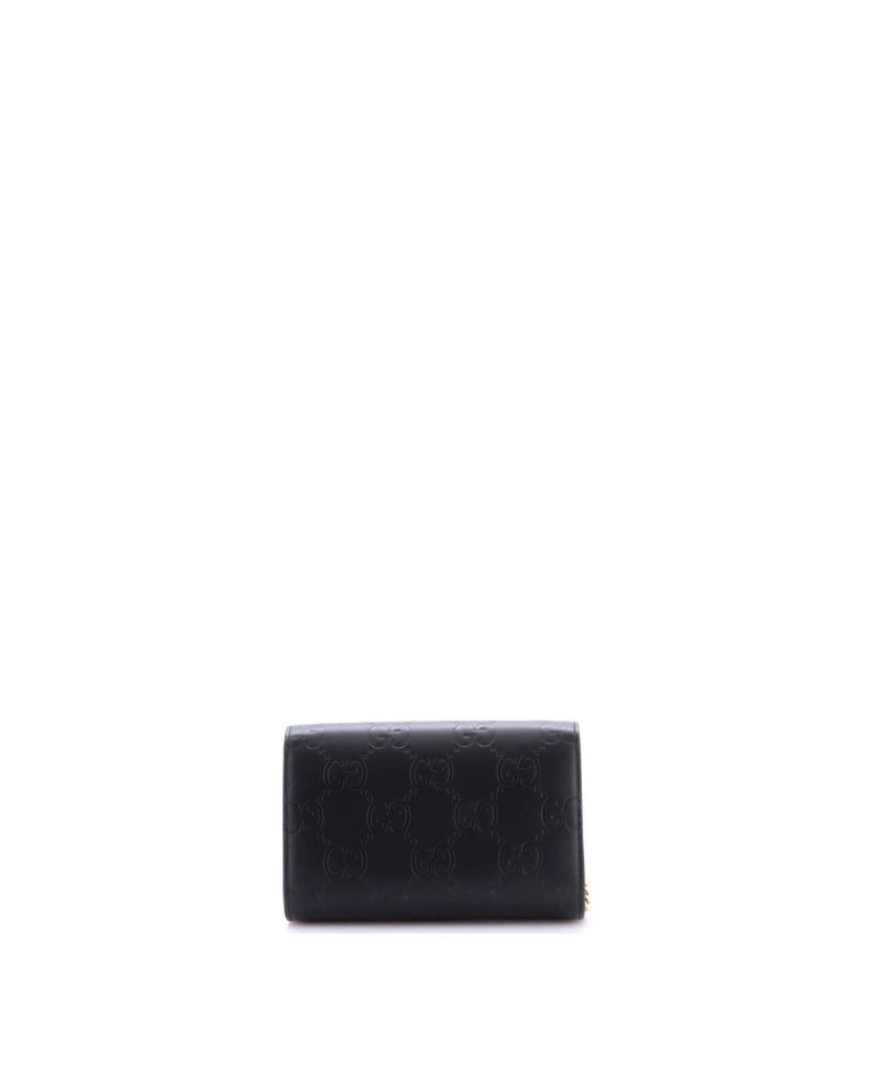 Envelope Wallet on Chain Guccissima Leather