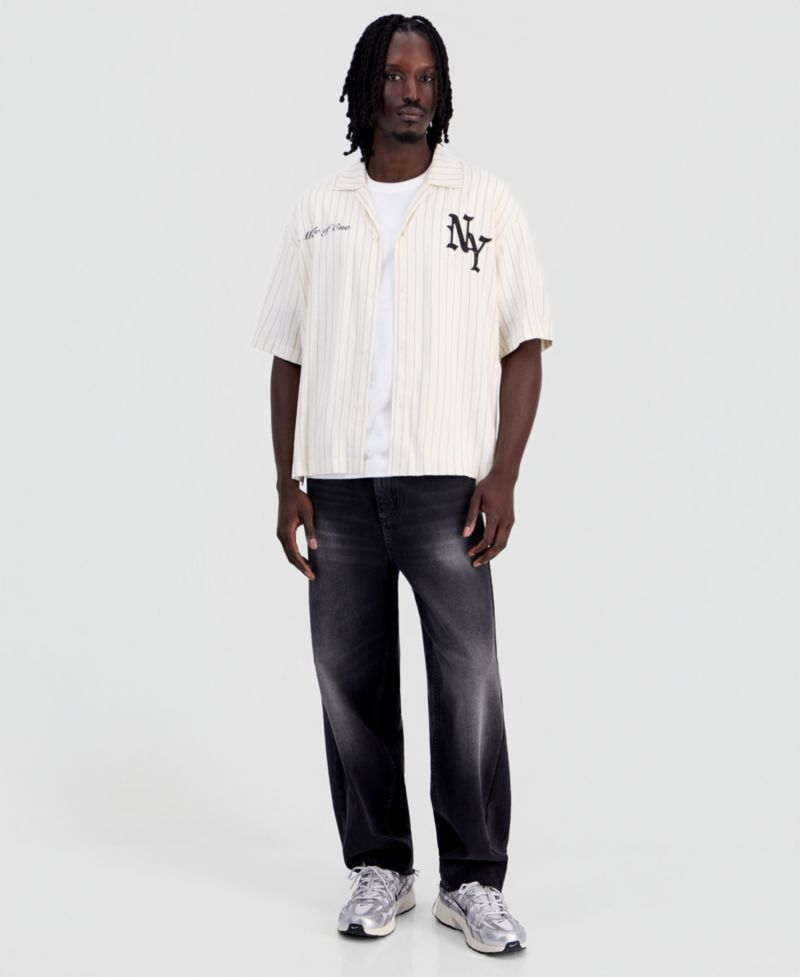 Men's Barrel Relaxed-Fit Jeans, Macy's Exclusive