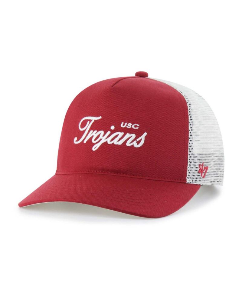 Men's and Women's Cardinal USC Trojans Contemporary Basics Foundation Trucker Hitch Adjustable Hat