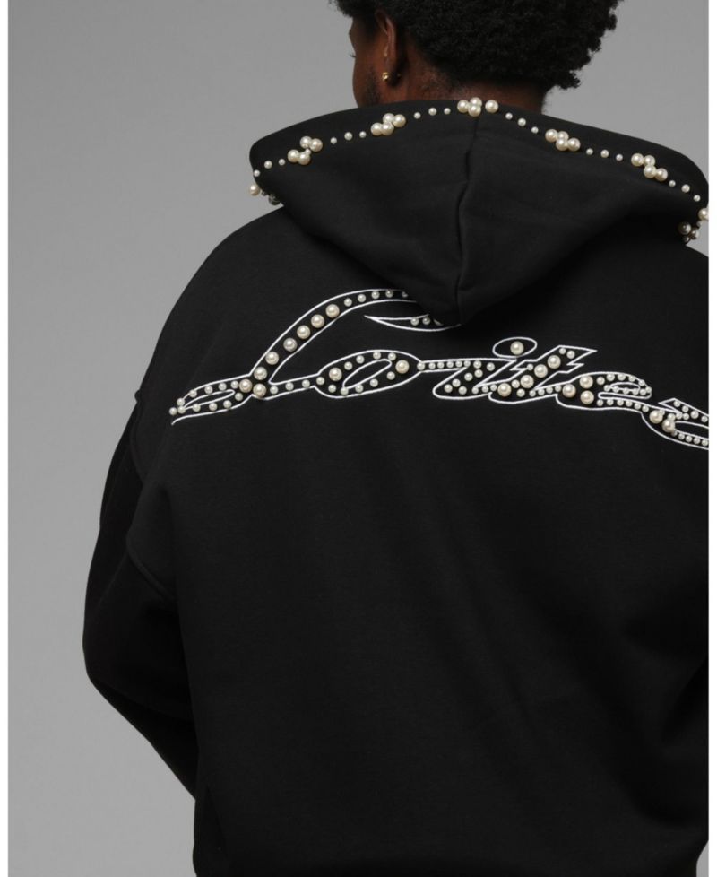 Men's Oversized Graphic Full-Zip Hoodie