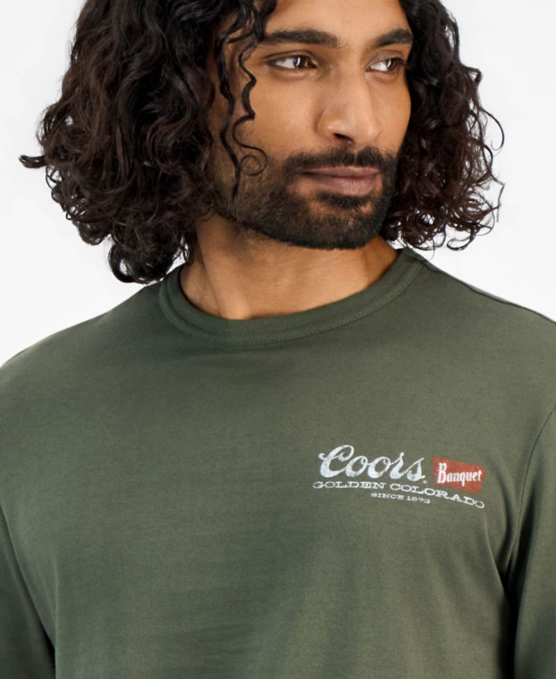 Men's Long-Sleeve Coors Scenic Cotton T-Shirt