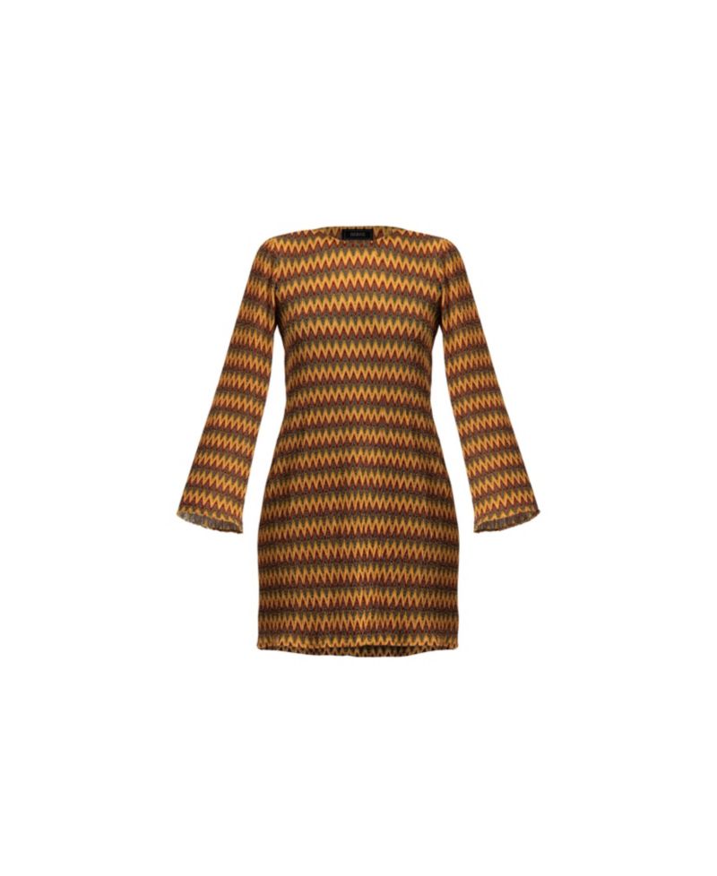 Women's Short Knit Dress with Headband