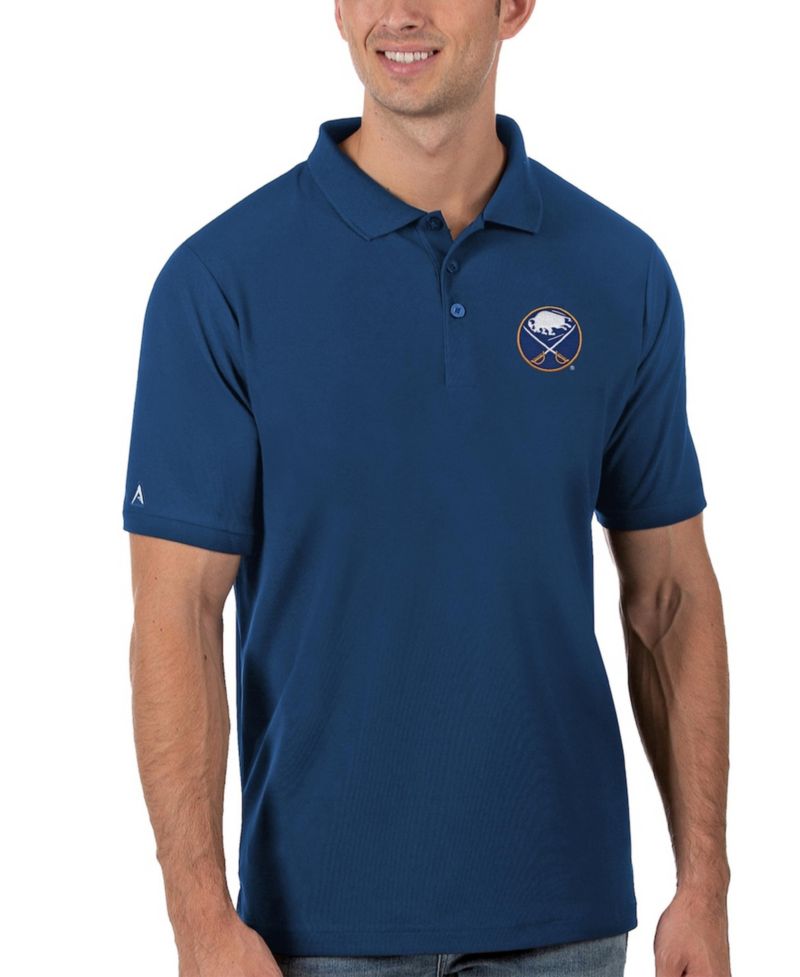 Men's Royal Buffalo Sabres Legacy Pique Polo Shirt