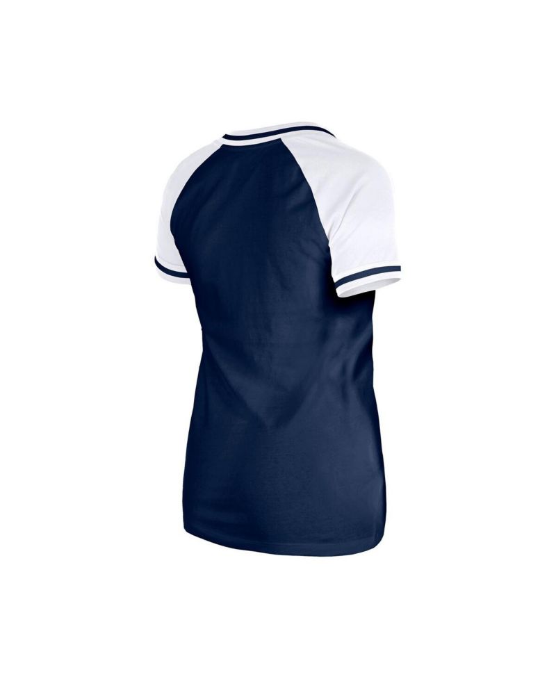 Women's Navy Chicago Cubs Gameday V-Neck T-Shirt