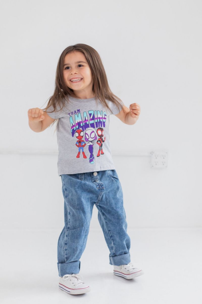 Toddler Girls Marvel 2 Pack T-Shirts