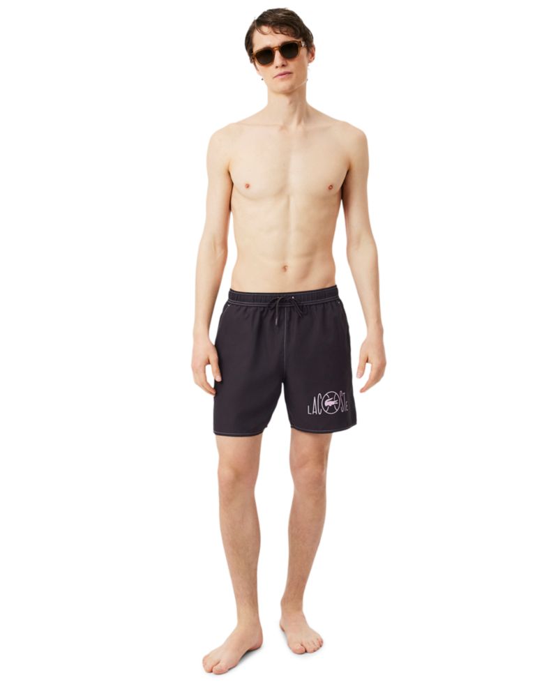 Men's Quick-Dry Elastic Waistband Swim Shorts