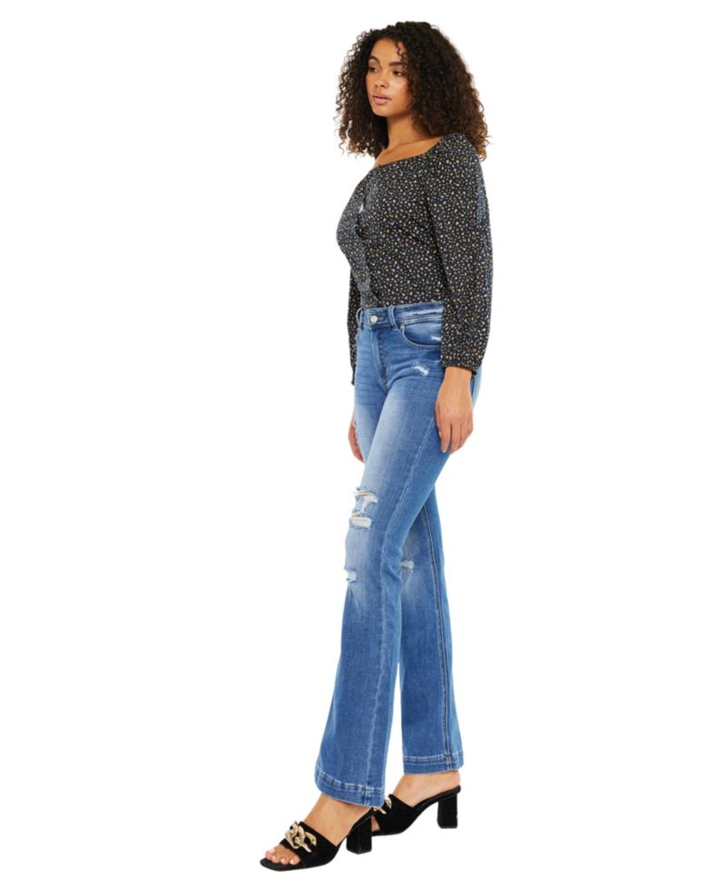 Women's Bernadette Mid Rise Bootcut Jeans