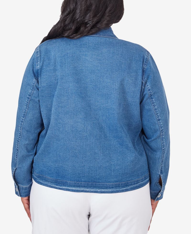 Plus Size Fit Denim Jacket