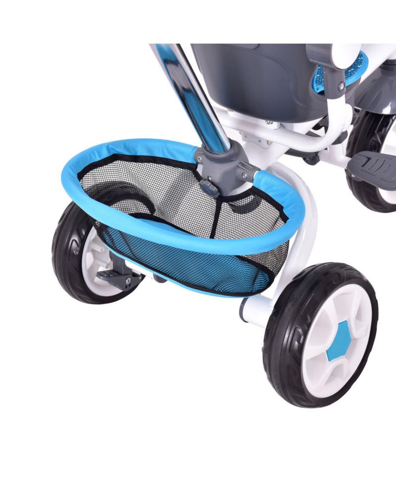 Baby Tricycle Stroller 6-in-1 Kids Push Trike with Removable