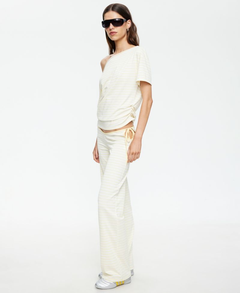 Women's Asymmetric Short-Sleeve Pull-On T-Shirt