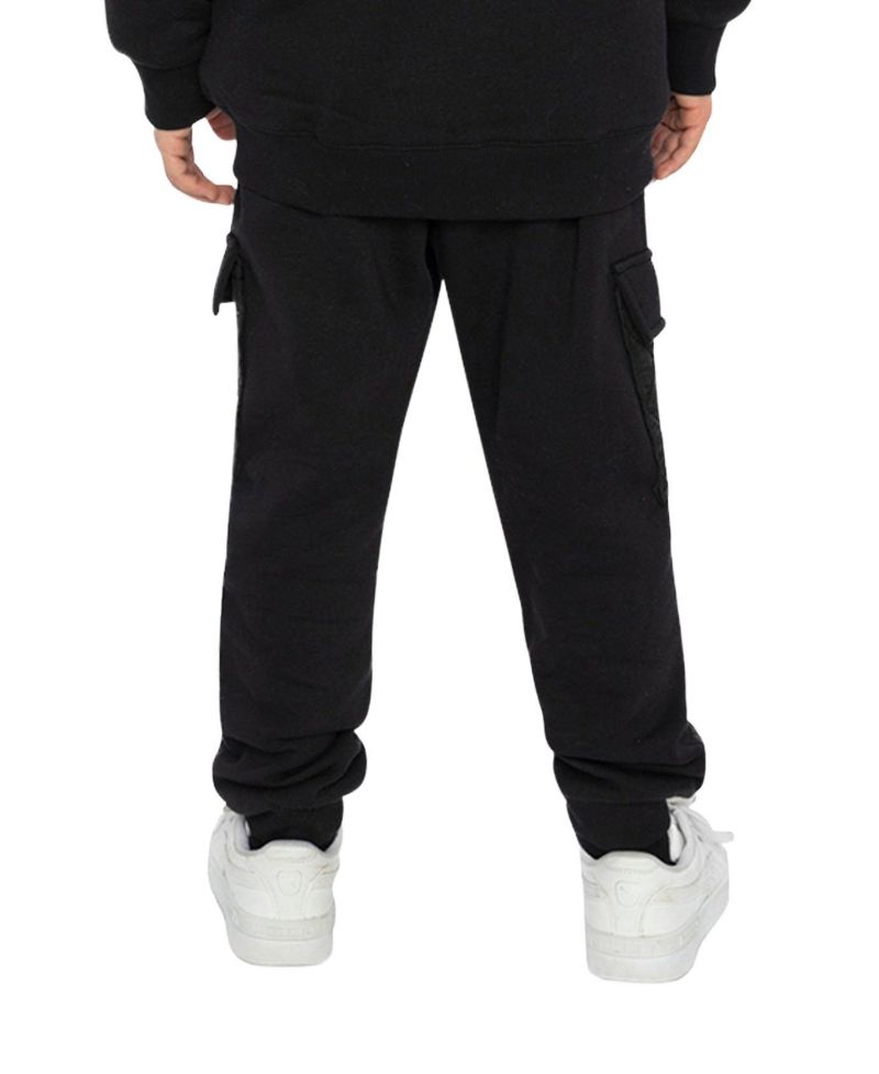 Little and Big Boy (6Y - 12Y) Fleece Bi-Material Sweatpants