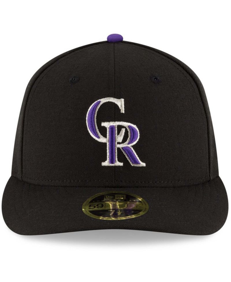 Men's Colorado Rockies Game Authentic Collection On-Field Low Profile 59FIFTY Fitted Hat