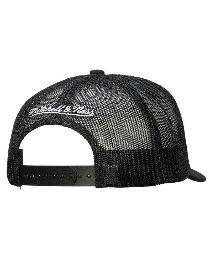 Men's White/Black Vegas Golden Knights Gridlock Trucker Adjustable Hat