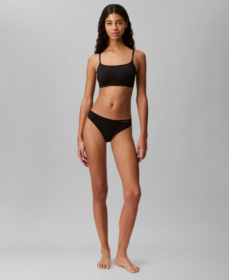 Women's Invisibles Microfiber Stretch Thong Underwear D3428