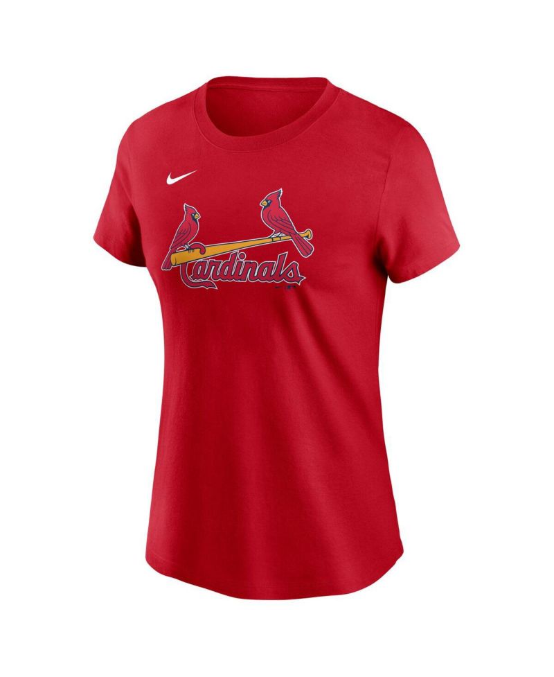 Women's Willson Contreras Red St. Louis Cardinals Fuse Name & Number T-Shirt