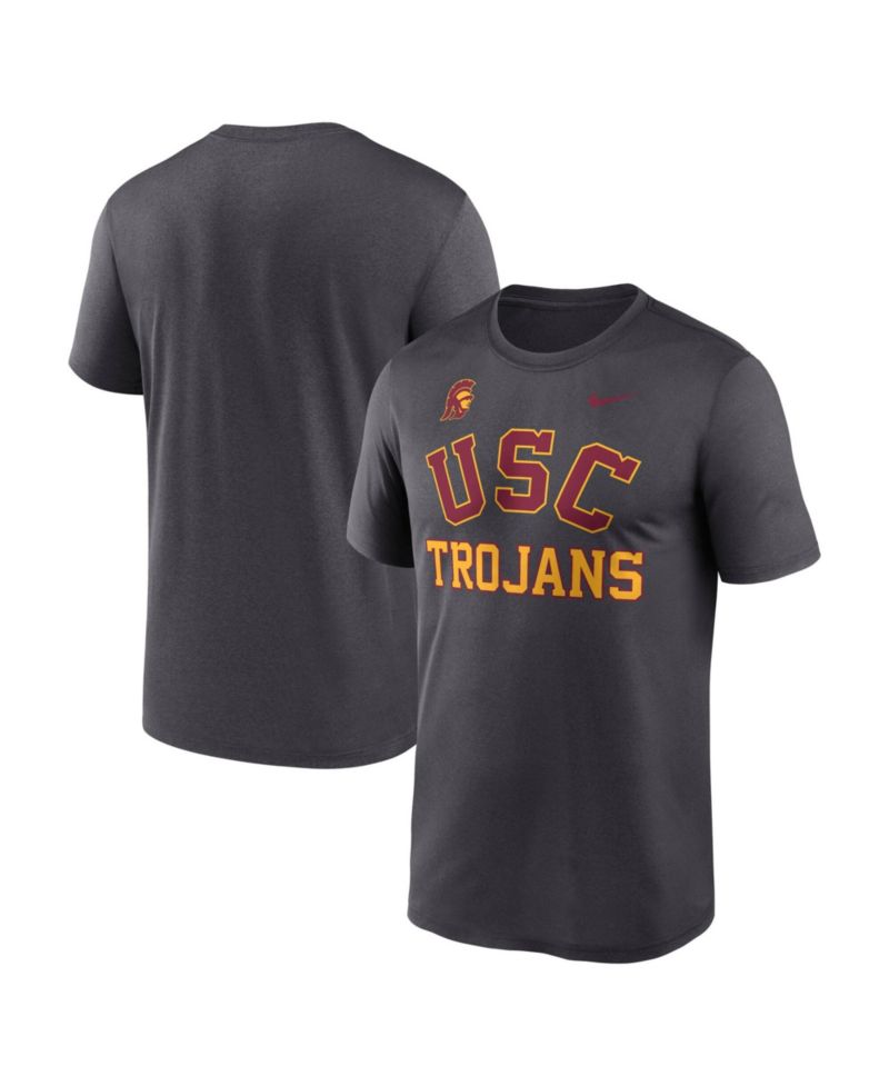 Men's Anthracite USC Trojans Primetime Arch Mantra Legend Dri-FIT T-Shirt