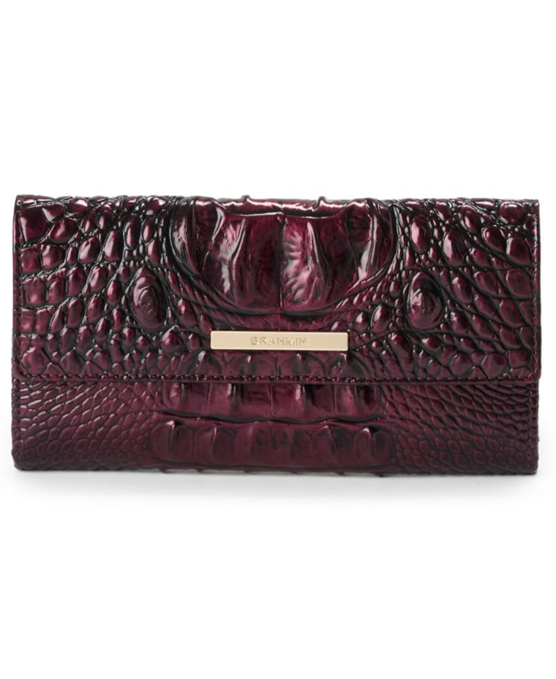 Cordelia Embossed Mini Leather Wallet