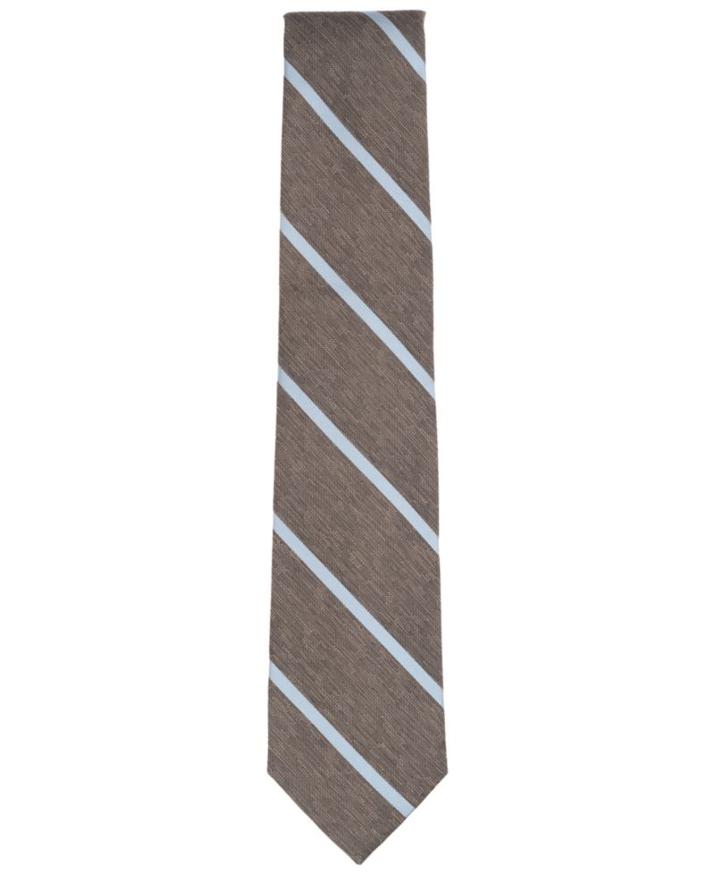 Men's Linen Stripe Tie