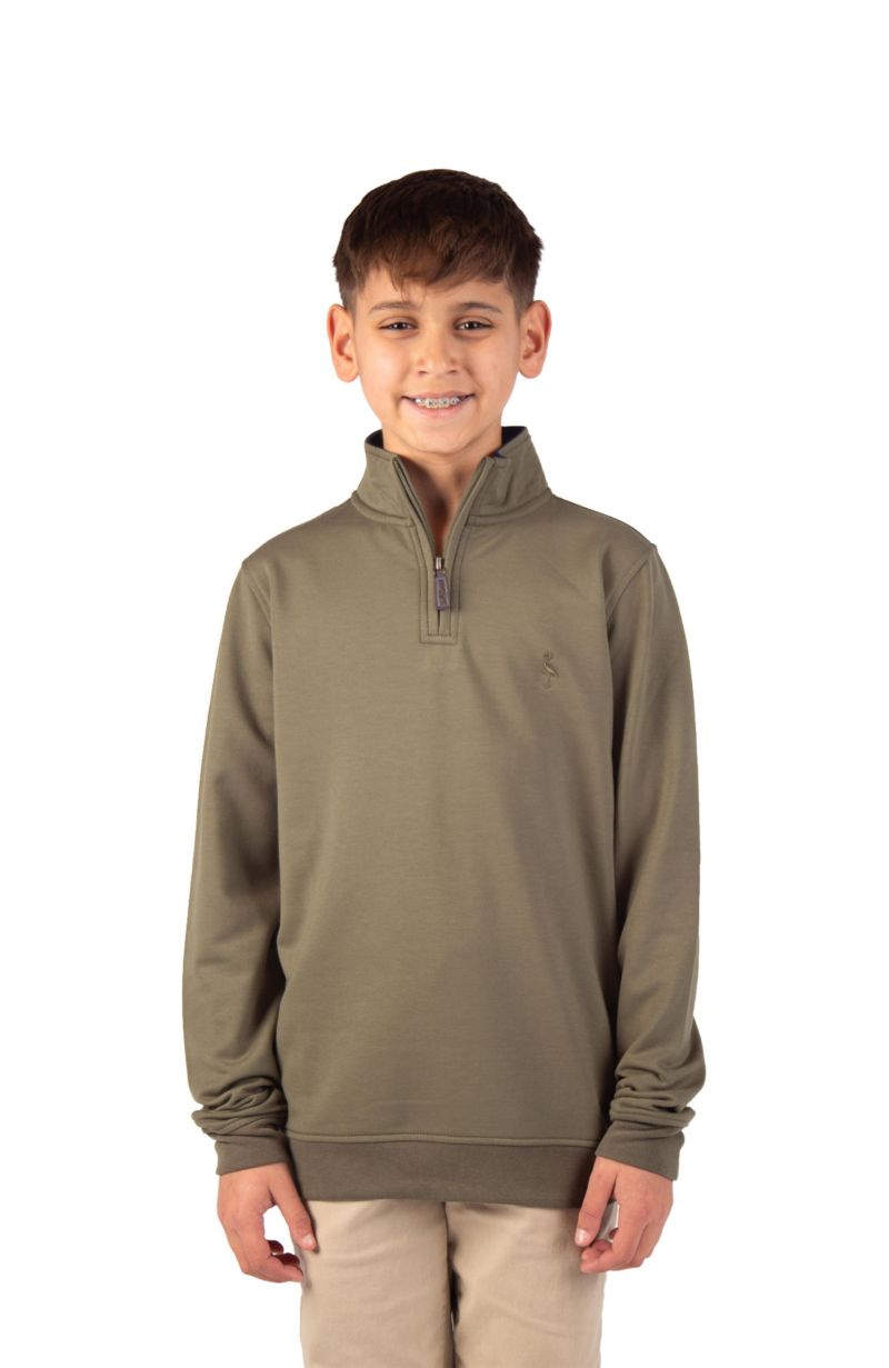 Boys Fleece Quarter Zip