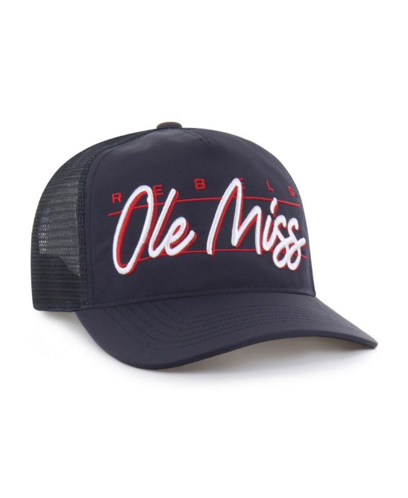 Men's and Women's '47 Navy Ole Miss Rebels brrr&deg; Condor Mesh Hitch Adjustable Hat