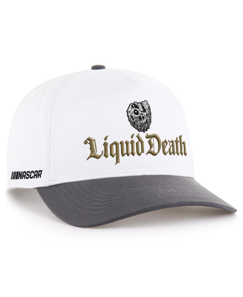 Men's White NASCAR Liquid Death Triple Hit Two-Tone Hitch Adjustable Hat
