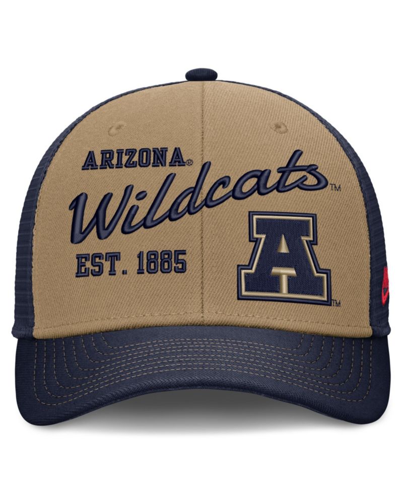 Men's and Women's Beige/Navy Arizona Wildcats Legacy Rise Trucker Adjustable Hat