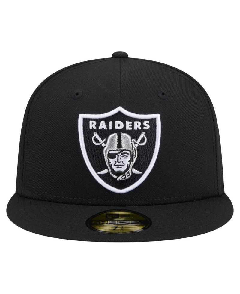 Men's Black Las Vegas Raiders 59FIFTY Fitted Hat
