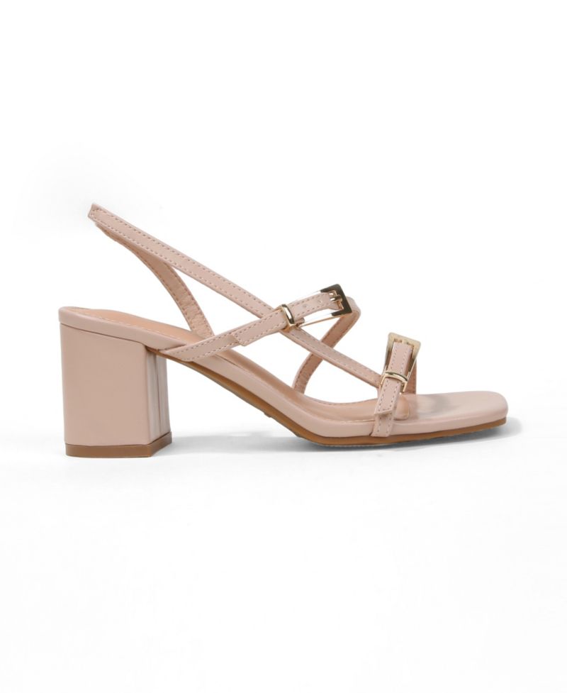 Women's Maren Buckle Adorned Block Heel Sandals