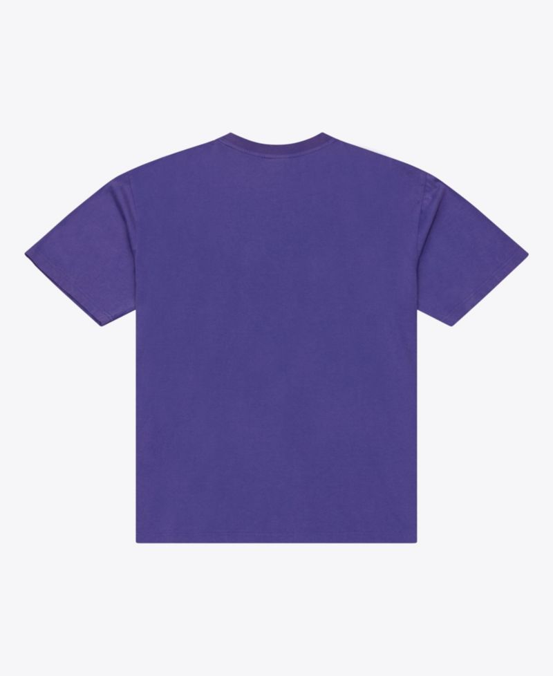 Men's Dark Purple Baltimore Ravens Core Essentials Micro Logo T-Shirt