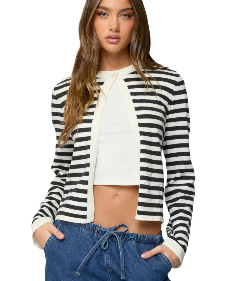 Women's Jenie Split Front Knit Cardigan Sweater