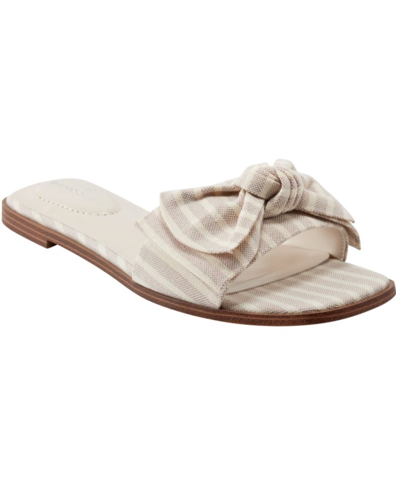 Women's Violeta Bow Flat Slide Sandals