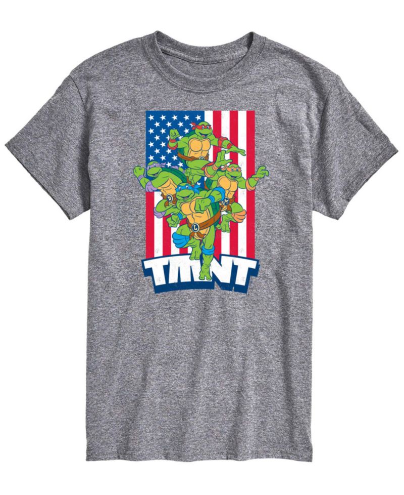 Men's Teenage Mutant Ninja Turtles Flag Short-Sleeve Graphic T-Shirt