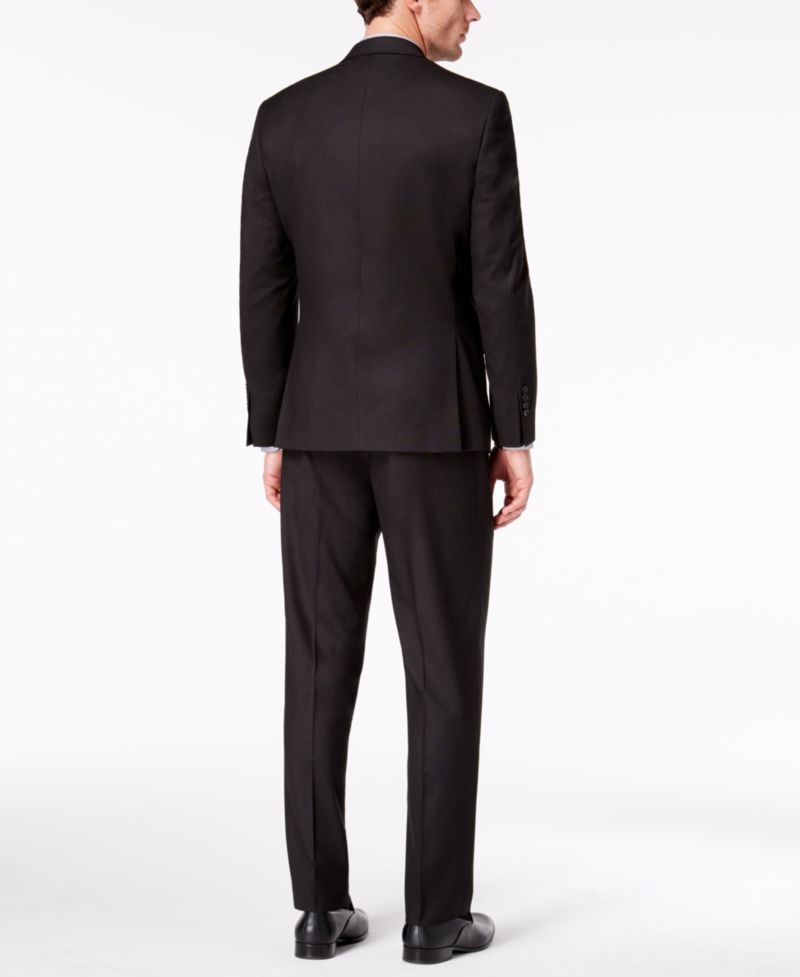 by Andrew Marc Men's Slim Fit 2-Piece Suit